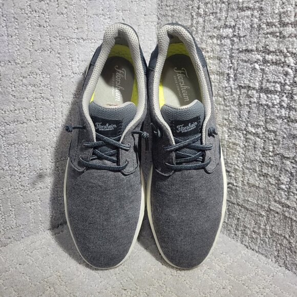 Florsheim Crossover Men's Size 8.5W US Gray Canvas Slip-On Sneakers 14405-001 - Picture 5 of 10